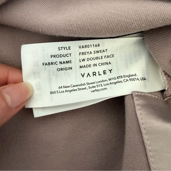 Varley Freya Sweat Turtleneck Sweatshirt Large - Picture 8 of 9